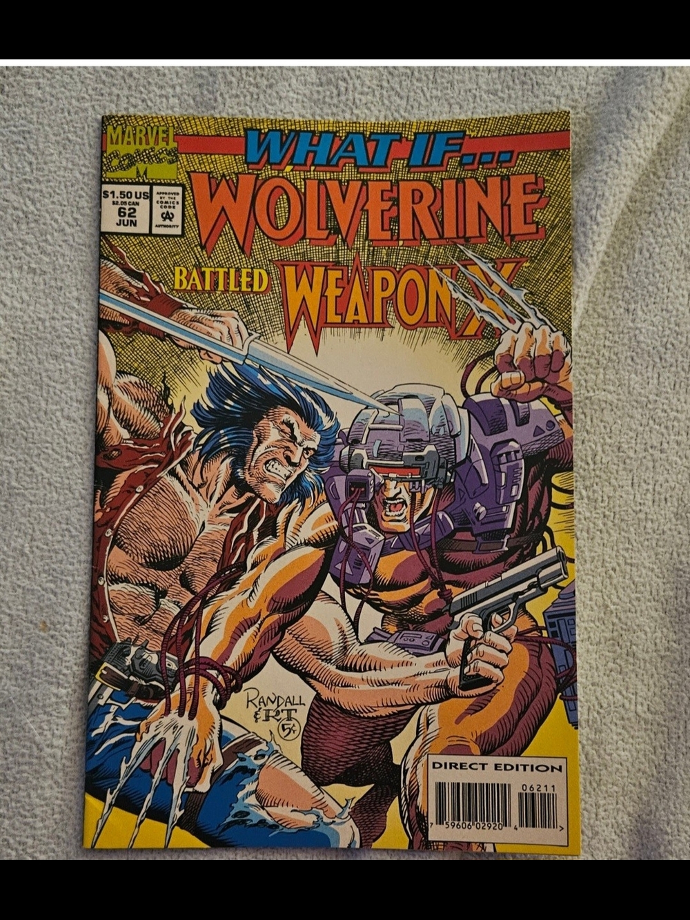 WHAT IF Wolverine comic Marvel 1994 #62 raw Grade 9.6-9.8 38 in CGC  CENSUS